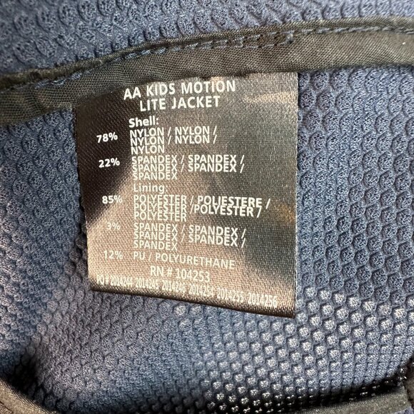 Alessandro Albanese Kids Motion Lite Jacket Navy Sz 11-12 YR - Picture 13 of 15
